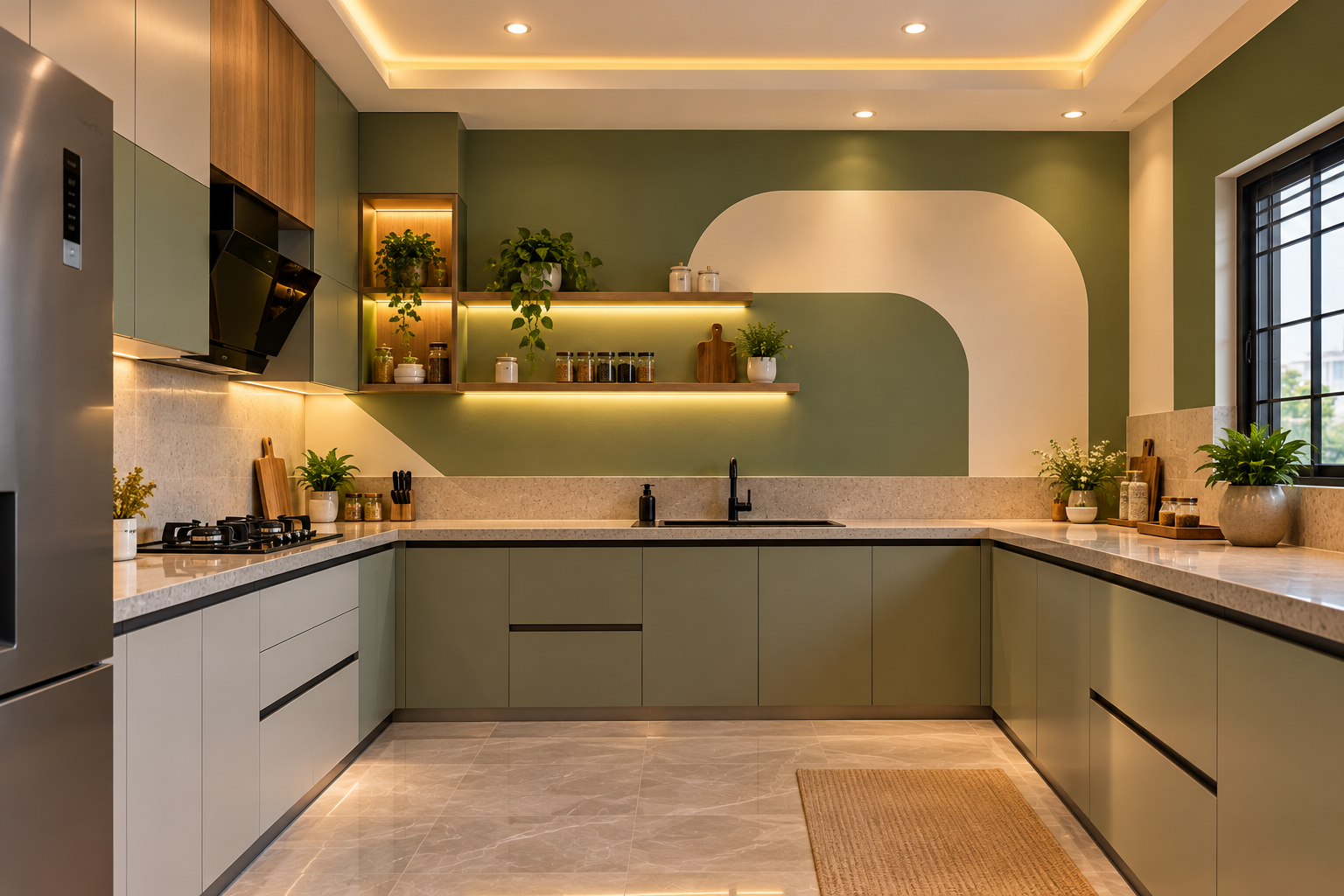 Kitchen Wall Painting – 2BHK Wall Painting in HSR Layout, Bangalore, HSR Layout, Bangalore