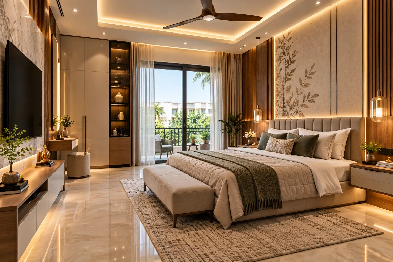 Bedroom – A warm-minimalist 2BHK in Koramangala, Koramangala, Bangalore